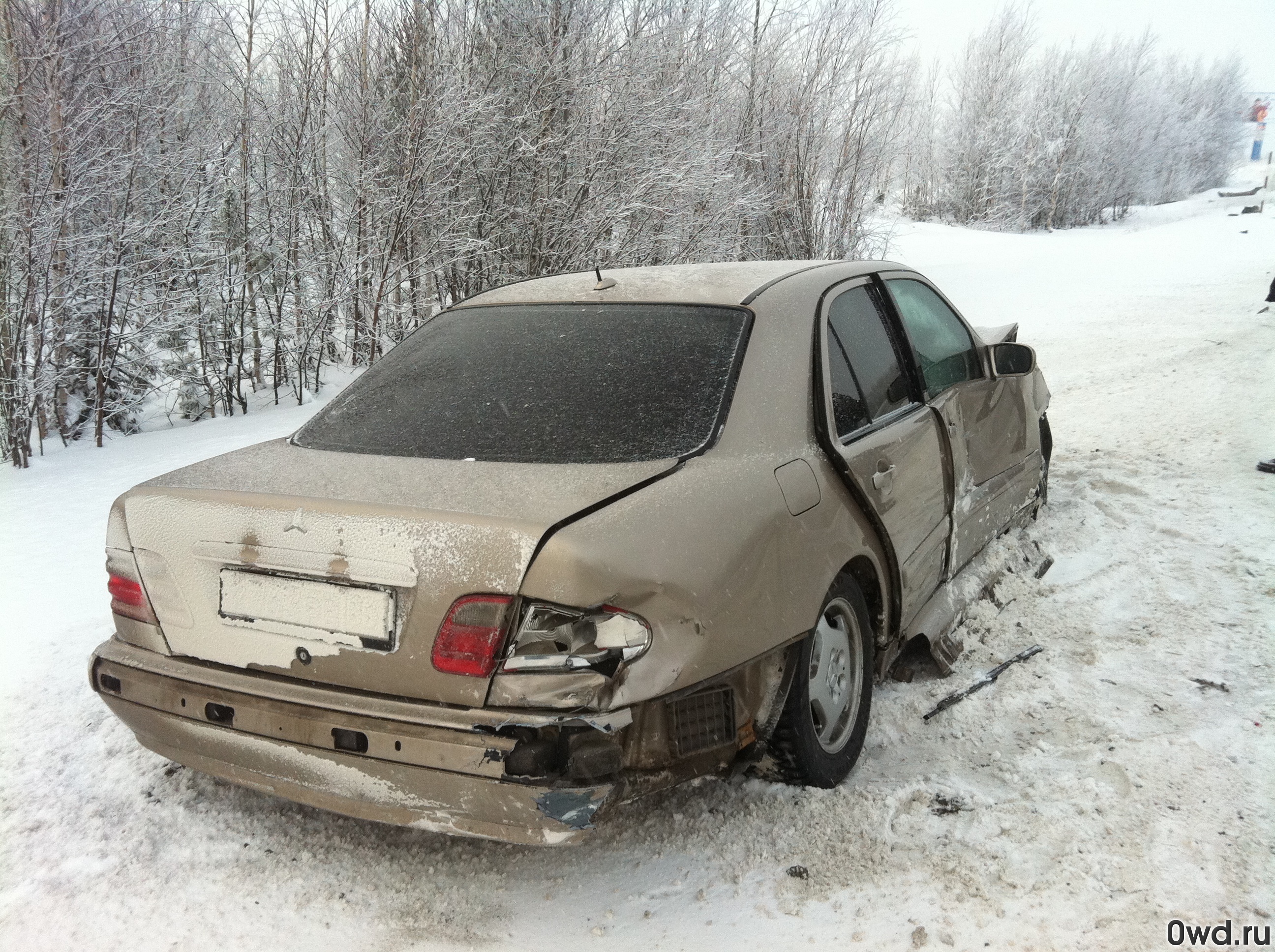 Авария Мерседес e230