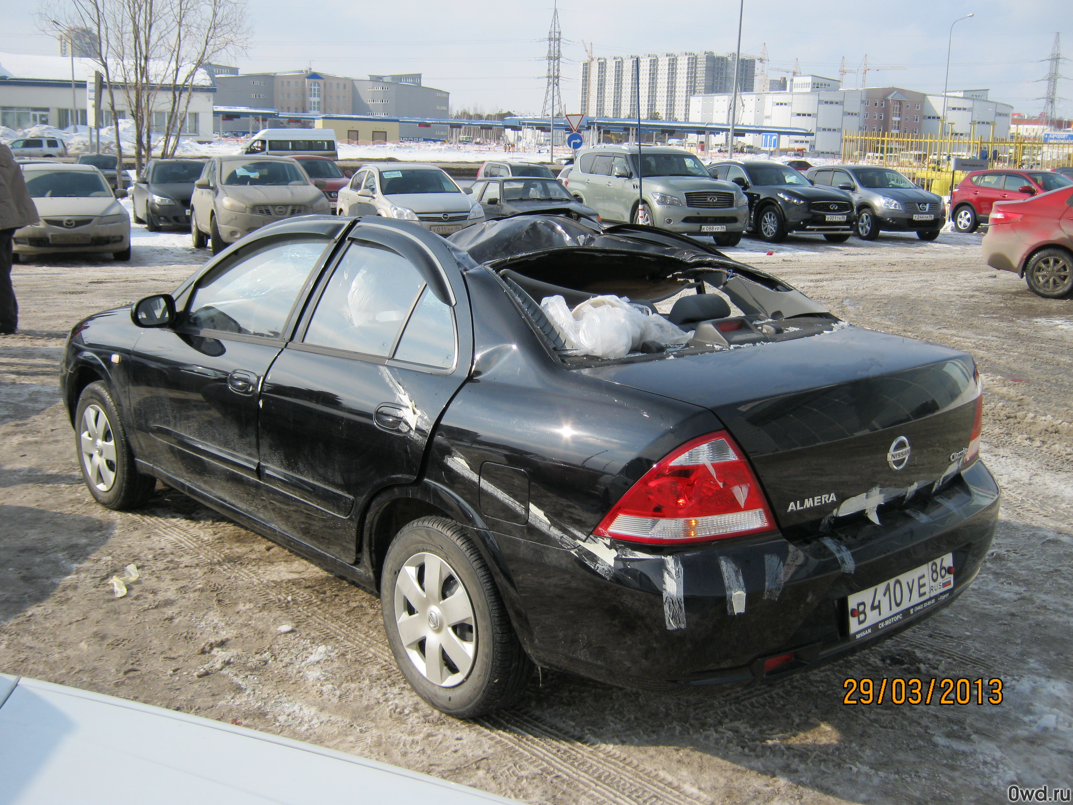 Битый автомобиль Nissan Almera Classic (2011) в Сургуте